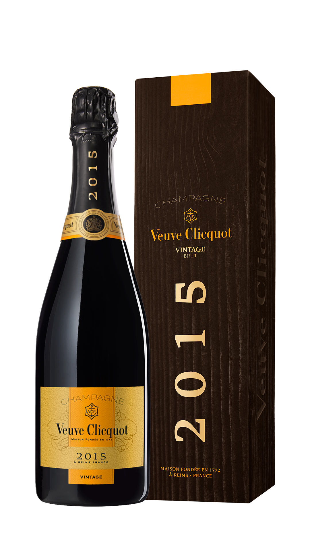 VEUVE CLICQUOT Vintage 2015 champagne with box